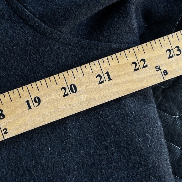 Dravus Varsity Letterman Jacket Mens Large Black Gray Snap Button Up Wool - Picture 10 of 13